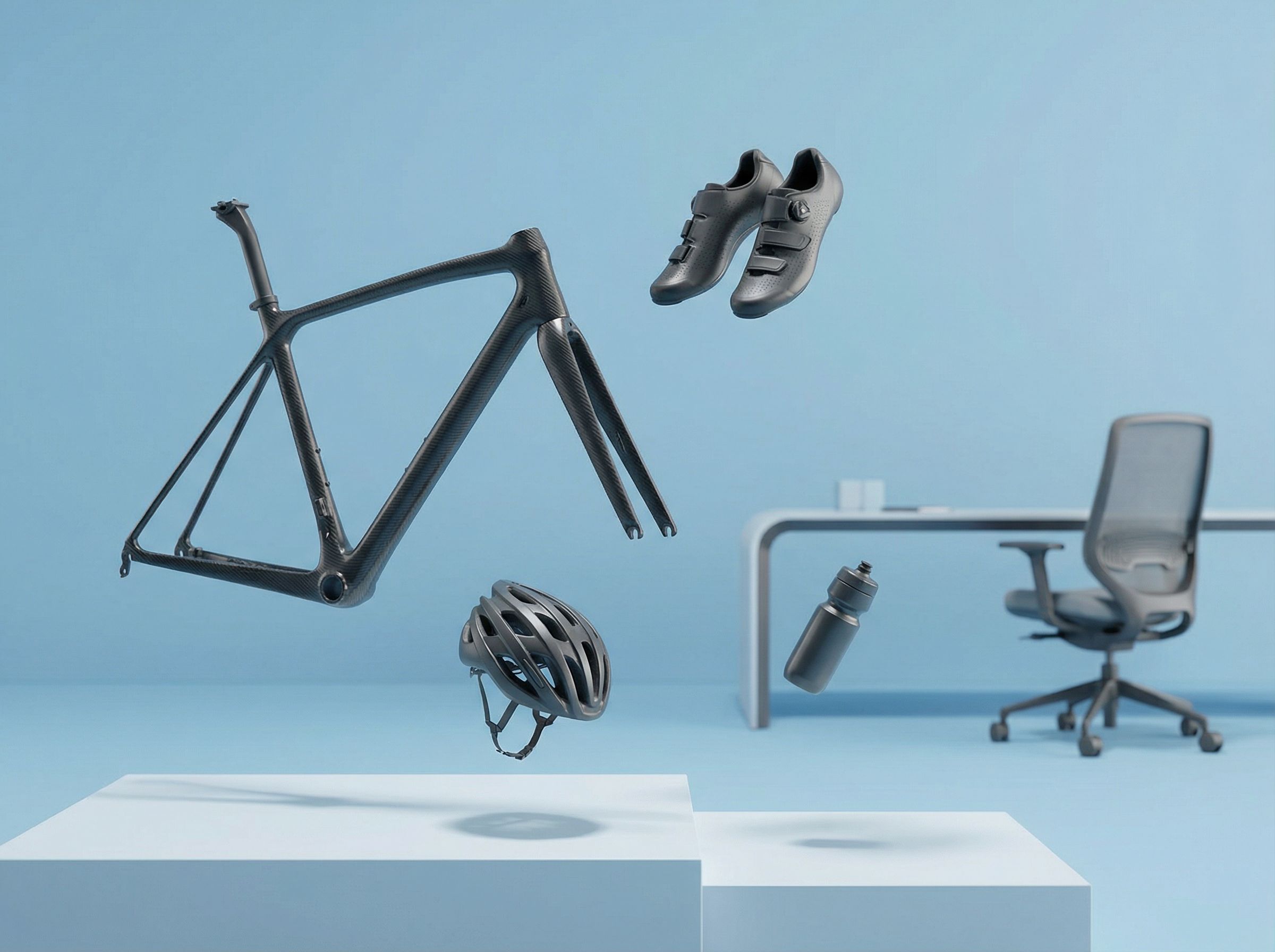 about-02 Close-up of vintage bicycles with rusty handlebars in a dimly lit space.